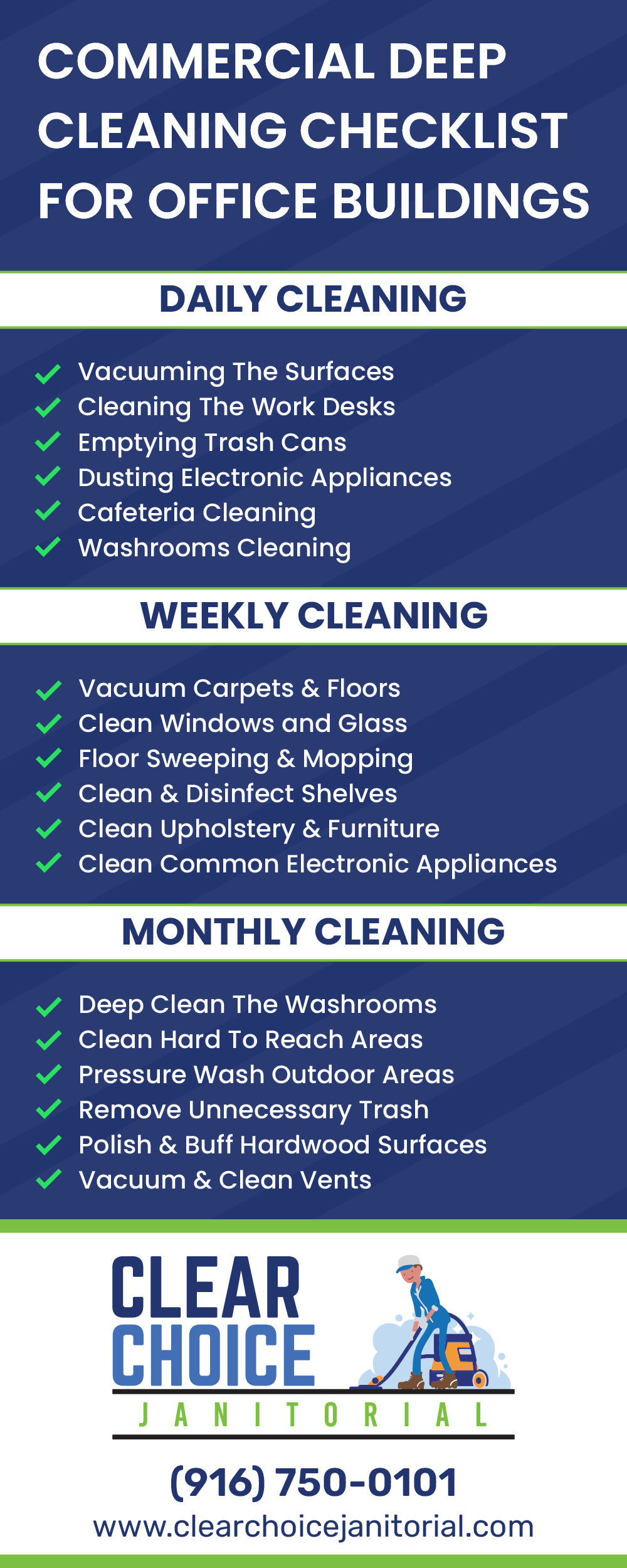 Commercial Deep Cleaning Checklist for Office Buildings