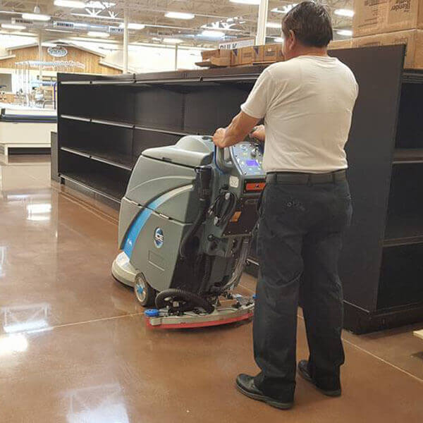 Professional cleaning and maintenance for commercial hard flooring surfaces